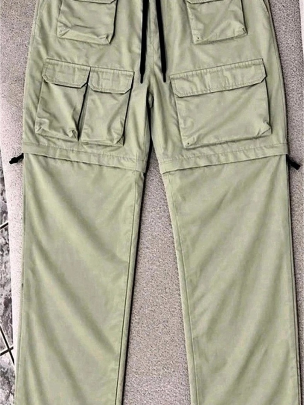 Pacsun Green Cargo Jogger Pants